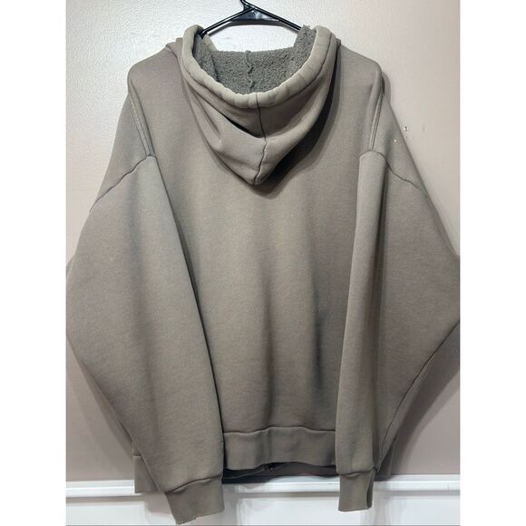 T Alexander Wang Oversized Full Zip-Up Hoodie Sweatshirt Men's Small - Picture 11 of 14